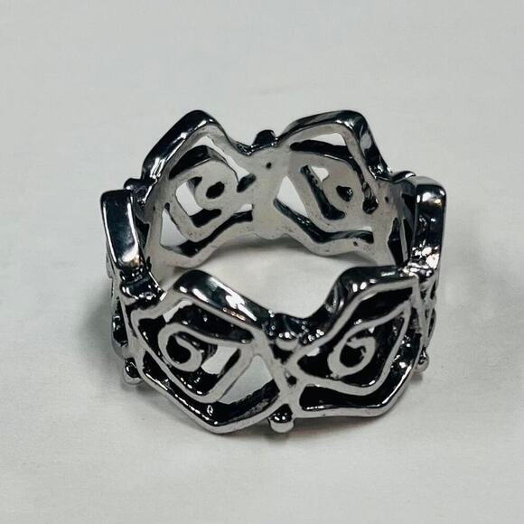 Y2k 2000s vintage style flower ring - Picture 4 of 6